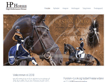 Tablet Screenshot of hphorses.dk